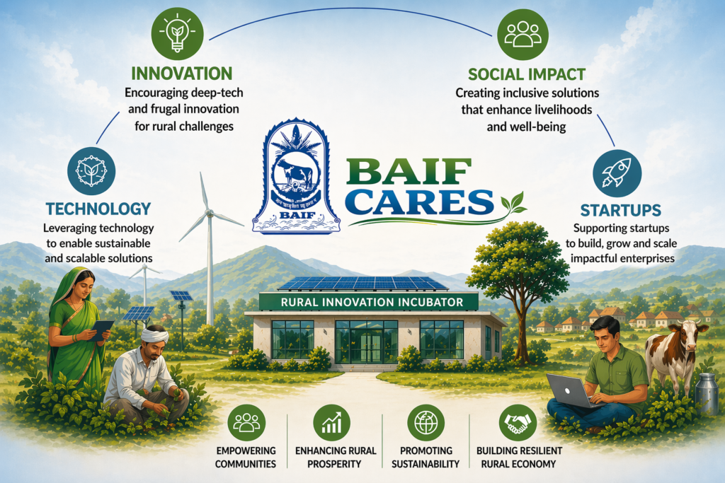 BAIF CARES value proposition for startups